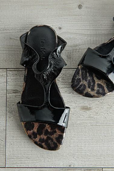 Leopard Lining Sandals