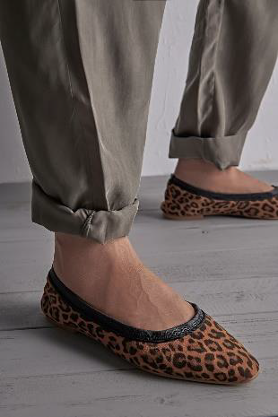 Leopard Printed Flats