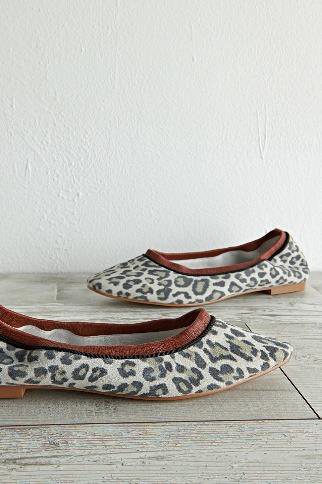 Leopard Printed Flats