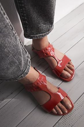 Metallic Sandals