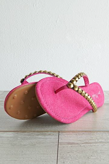 Studded Thong Sandals