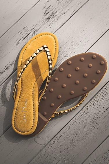 Studded Thong Sandals
