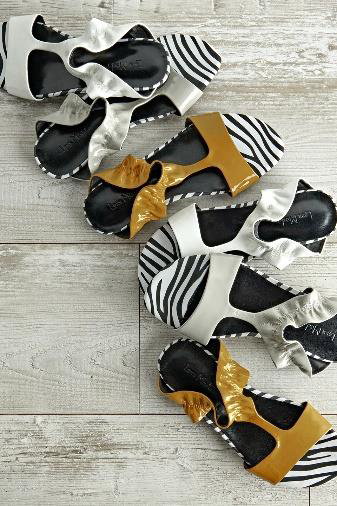 Zebra Lining Sandals