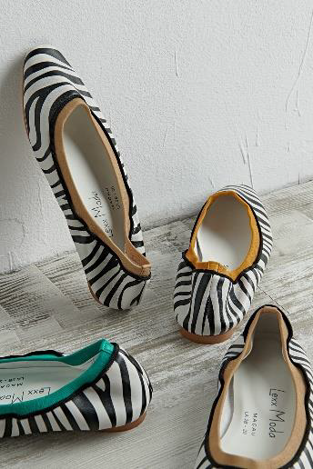 Zebra Printed Flats