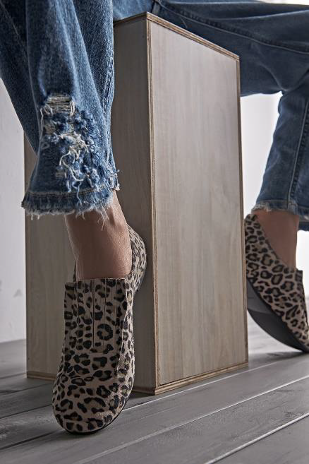 Leopard Printed Loafers