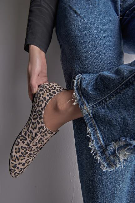 Leopard Printed Loafers