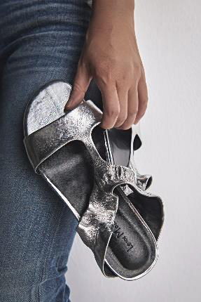 Metallic Sandals