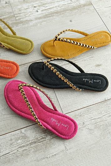 Studded Thong Sandals